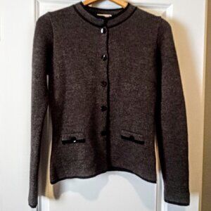 Kontatto Italian Alpaca Wool Knit Cardigan